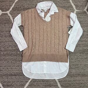 RACHEL ZOE Shirt Sz M